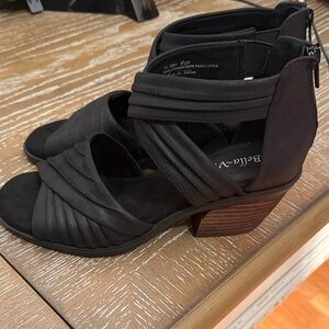 Bella Vita Women's Black Heeled Boots